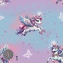 Digitales Stoffdesign - Flying Unicorn - 1